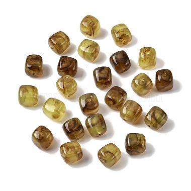 perles acryliques opaques(X-OACR-D320-01B)-1