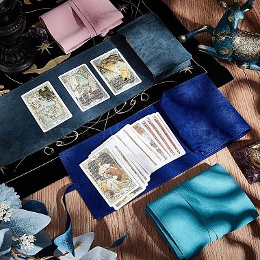 4Pcs 4 Colors Double-Sided Velvet Tarot Cards Storage Bags(ABAG-CN0001-03)-4