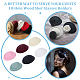 6Pcs 6 Colors Cloth Flat Round Fascinator Hat Base for Millinery(AJEW-NB0005-57)-6