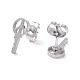 Key Shape 304 Stainless Steel Stud Earrings for Women(EJEW-Z017-03P)-2