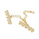 Brass Micro Pave Cubic Zirconia Chain Extender(KK-L216-004D-G)-2