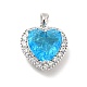 Pendentifs en laiton zircon cubique transparent(KK-I695-001P-03)-1