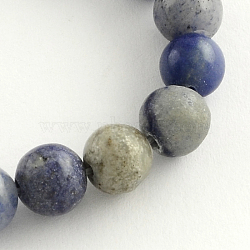 Round Dyed & Heated Natural Blue Aventurine Beads Strands, 10.5mm, Hole: 1.2mm, about 36pcs/strand, 15.7 inch(G-R254-10mm)