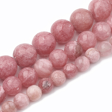 Natural Chalcedony Beads Strands(G-S333-6mm-007)-2