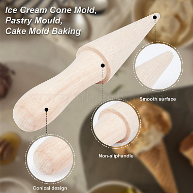Beechwood Press Ice Cream Cone Mold(BAKE-WH0001-04)-4