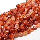 Dyed Natural Carnelian Nuggets Beads Strands(G-J336-19)-1