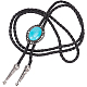 Oval Synthetic Turquoise Laria Necklace for Men Women(NJEW-GF0001-01)-1