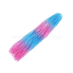 Gradient Color Baking Painted Glass Bead Strands, Faceted, Bicone, Colorful, 4.5x4mm, Hole: 0.8mm, about 83~86pcs/strand, 12.32~14''(31.3~35cm)(DGLA-A039-T4mm-A06)