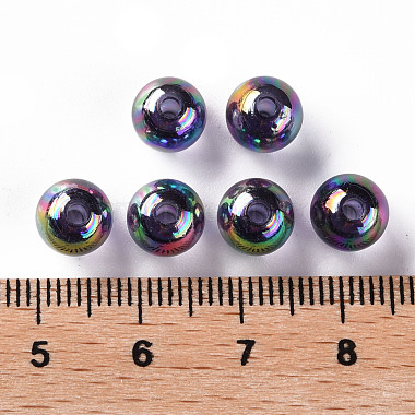 Perles en acrylique transparente(MACR-S370-B8mm-752)-4