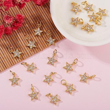 20Pcs Brass Micro Pave Cubic Zirconia Charms(ZIRC-SZ0001-93)-4