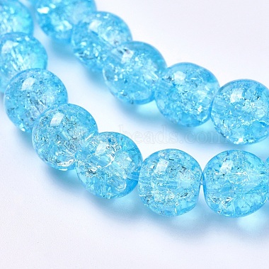 Crackle Glass Beads Strands(X-CCG-Q001-8mm-A29)-3