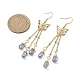 Golden 304 Stainless Steel Butterfly Chandelier Earrings(EJEW-JE05731)-3