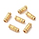 Brass Micro Pave Clear Cubic Zirconia Tube Beads(ZIRC-P086-05G)-1