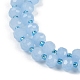 naturels teints en blanc perles de jade brins(G-H057-A22-01)-4