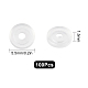 sunnyclue 100pcs coussinets en silicone confortables pour boucles d'oreilles à clip à vis(FIND-SC0003-18)-2