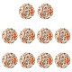 10Pcs Brass Beads(RB-YW0001-19RG)-1