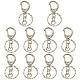 10Pcs Alloy Keychain Clasp Findings(PALLOY-YW026-02)-1