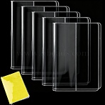 A5 PVC Transparent Book Covers, Rectangle, Clear, 220x322x0.5mm(DIY-WH20007-293)