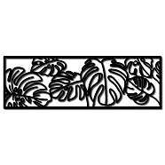 Iron Wall Signs, Metal Art Wall Decoration, for Living Room, Home, Office, Garden, Kitchen, Hotel, Balcony, Leaf, 100x300x1mm(AJEW-WH0286-120)
