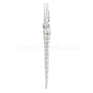 Silver Foil Glass Writing Dip Pen, Pale Green, 190mm(DRAW-PW0005-03F)