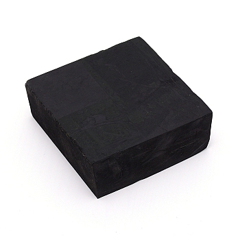 Square Block Rubber, Damping Mat, Black, 10x10x4cm