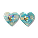 Cellulose Acetate(Resin) Cabochons with Crystal AB Rhinestone(FIND-D029-09)-2