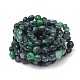 Natural Ruby in Zoisite Stretch Beaded Bracelets(BJEW-K213-C07)-2