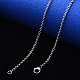 304 Stainless Steel Cable Chain Necklace(NJEW-S420-007A-P)-4