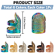 6Pcs 6 Colors Brass Sewing Thimbles(TOOL-GF0003-38)-2
