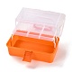 Прямоугольник портативный пластиковый ящик для хранения полипропилена(CON-D007-01B)-4