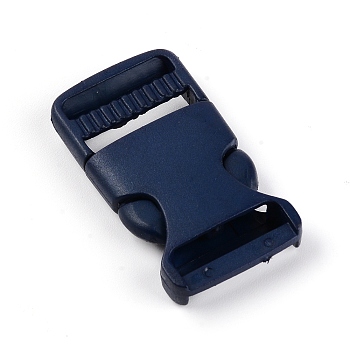 Nylon Side Release Buckles, Survival Bracelet Clasps, Prussian Blue, 57x30x9.5mm, Hole: 5x25mm