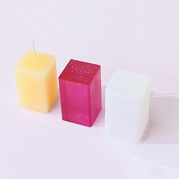 DIY Silicone Candle Molds, For Candle Making, White, 5x4.8x7.1cm
