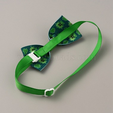 Adjustable Cloth Pet Bow Ties(AJEW-WH0258-563A)-2
