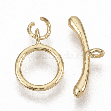 Real 18K Gold Plated Others Brass Toggle Clasps