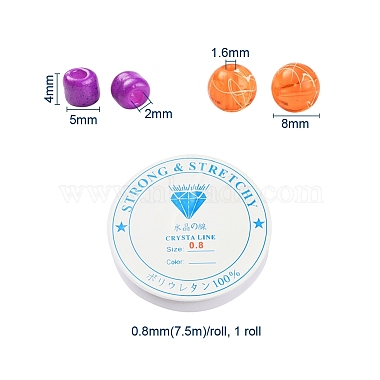 850Pcs Geometry Glass Seed & Polymer Clay Beads(DIY-YW0002-75)-4