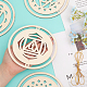 1 Set DIY Unfinished Bohemian Meditation Energy Symbol Wood Pendant Decoration Kits(FIND-FG0002-14)-3