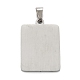 Non-Tarnish 304 Stainless Steel Pendants(STAS-K216-48T-P)-2