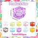 360pcs 12 couleurs perles acryliques transparentes(TACR-YW0003-41)-2