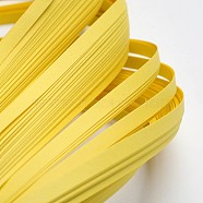 Quilling Paper Strips, Champagne Yellow, 530x5mm, about 120strips/bag(DIY-J001-5mm-B17)