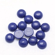 Synthetic Turquoise Cabochons, Half Round, 10x4~5mm(G-P393-R23-10MM)
