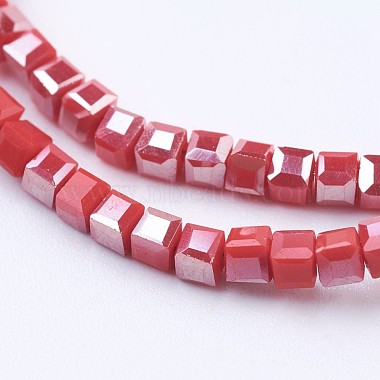 Electroplate Opaque Glass Beads Strands(EGLA-F121-HR-C01)-3