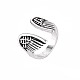 Vintage Wing Cuff Finger Rings for Women(RJEW-S038-196)-1