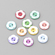 2-Hole Acrylic Buttons(X-BUTT-S020-34)-1