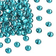 Preciosa&reg MAXIMA Crystal No Hotfix Flatback Stones, Czech Crystal, Dura Foiling, Round(438 11 615 Chaton Rose), 60230 Blue Zircon, SS10(2.7~2.9mm)(Y-PRC-NSS10-60230)