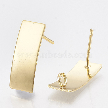 Brass Stud Earring Findings(X-KK-T035-83)-2