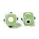 Resin Evil Eye European Beads(RESI-A021-15)-1