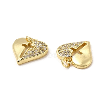 Brass Micro Pave Cubic Zirconia Pendants(KK-E068-VB170)-3