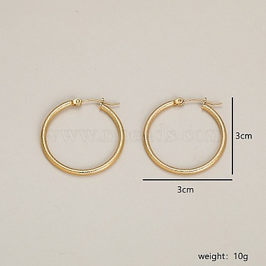 304 boucles d'oreilles en acier inoxydable(BD2905-1)-4