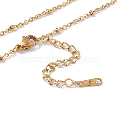 201 Stainless Steel Satellite Chain Necklace for Men Women(NJEW-P268-A22-2X5)-2