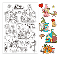 PVC Plastic Stamps, for DIY Scrapbooking, Photo Album Decorative, Cards Making, Stamp Sheets, Human Pattern, 16x11x0.3cm(DIY-WH0167-56-698)